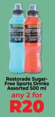 Food Lover's Market Restorade Sugar-Free Sports Drinks Assorted offer