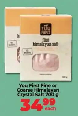 Food Lover's Market You First Fine or Coarse Himalayan Crystal Salt offer