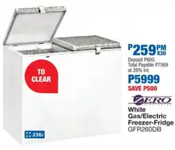 OK Furniture ZERO Gas/ Electric Freezer-Fridge offer