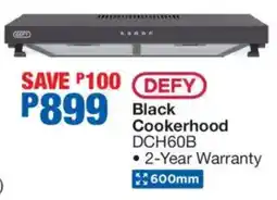 OK Furniture DEFY Black Cookerhood offer