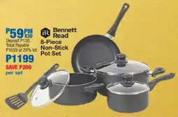 OK Furniture Bennett Read Non-Stick Pot Set offer