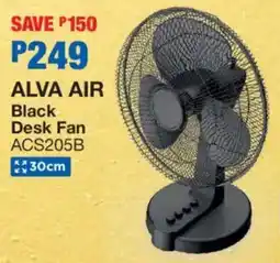 OK Furniture ALVA AIR Black Desk Fan offer