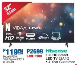 OK Furniture Hisense Full HD Smart LED TV offer