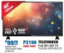 OK Furniture TELEFUNKEN Full HD LED TV offer