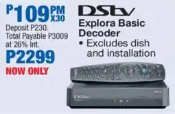 OK Furniture DStv Explora Basic Decoder offer