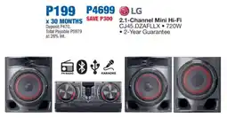 OK Furniture LG 2.1-Channel Mini Hi-Fi offer