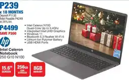 OK Furniture HP Intel Celeron Notebook offer