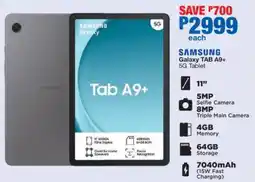 OK Furniture SAMSUNG Galaxy TAB A9+ 5G Tablet offer