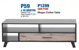 OK Furniture Megan Coffee Table offer