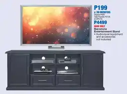 OK Furniture Barcelona Entertainment Stand offer