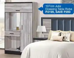 OK Furniture Julia Dressing Table Robe offer