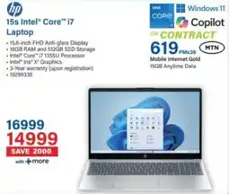 Incredible Connection HP 15s Intel Core i7 Laptop offer