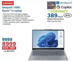 Incredible Connection Lenovo Ideapad 1 AMD Ryzen 5 Laptop offer