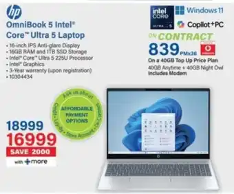 Incredible Connection HP OmniBook 5 Intel Core Ultra 5 Laptop offer