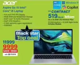Incredible Connection Acer Aspire Go 15 Intel Core i5 Laptop offer
