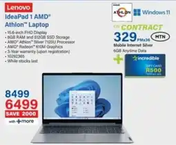 Incredible Connection Lenovo IdeaPad 1 AMD Athlon Laptop offer