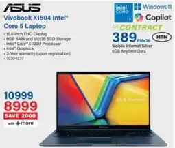 Incredible Connection ASUS Vivobook X1504 Intel Core 5 Laptop offer
