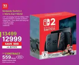 Incredible Connection Nintendo Switch 2 + Mario Kart World offer