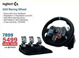 Incredible Connection Logitech G29 Racing Wheel offer