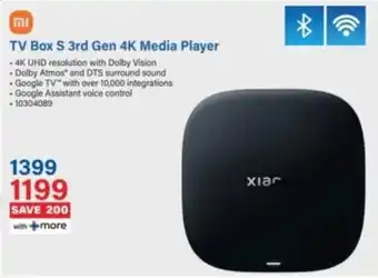 Xiaomi TV Box S 3rd Gen 4K Media Player