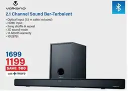 Incredible Connection Volkano 2.1 Channel Sound Bar-Turbulent offer