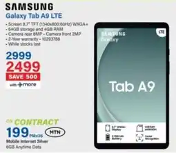 Incredible Connection SAMSUNG Galaxy Tab A9 LTE offer