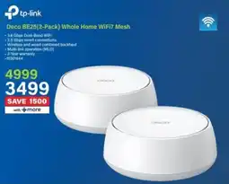 Incredible Connection Tp-link Deco BE25 Whole Home WiFi7 Mesh offer