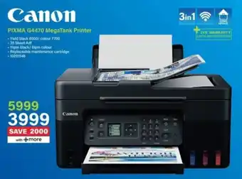Incredible Connection Canon PIXMA G4470 MegaTank Printer offer