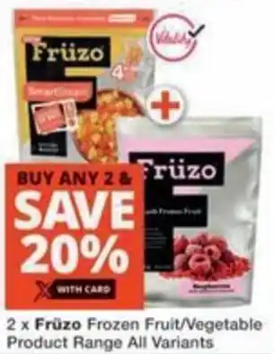 Checkers Hyper Früzo Frozen Fruit/ Vegetable Product Range All Variants offer