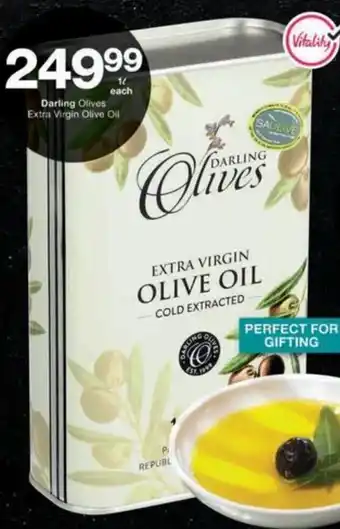 Checkers Hyper Darling Olives Extra Virgin Olive Oil offer