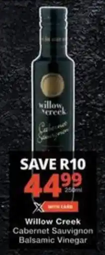 Checkers Hyper Willow Creek Cabernet Sauvignon Balsamic Vinegar offer