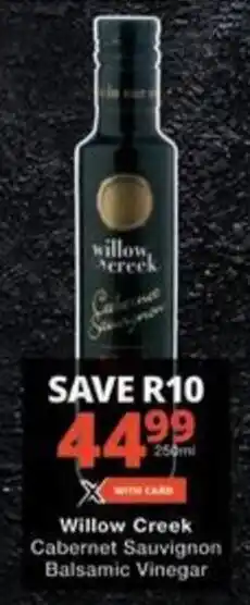 Checkers Hyper Willow Creek Cabernet Sauvignon Balsamic Vinegar offer