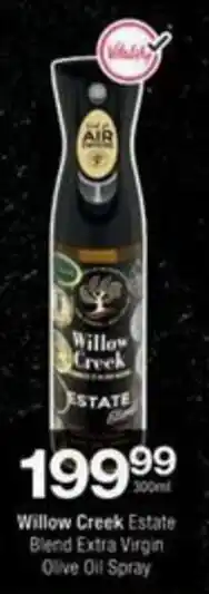 Checkers Hyper Willow Creek Estate Blend Extra Virgin Olive Oil Spray offer