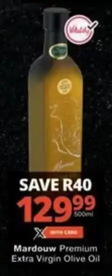 Checkers Hyper Mardouw Premium Extra Virgin Olive Oil offer