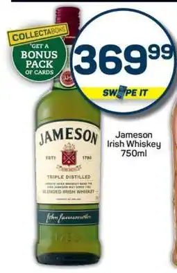 Pick n Pay JAMESON IRISH WHISKEY 750ML offer