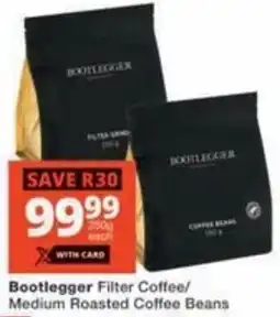 Checkers Hyper Bootlegger Filter Coffee/ Medium Roasted Coffee Beans offer