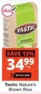 Checkers Hyper Tastic Nature's Brown Rice offer