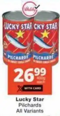 Checkers Hyper Lucky Star Pilchards All Variants offer