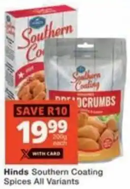 Checkers Hyper Hinds Southern Coating Spices All Variants offer