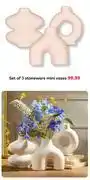 PEP Set Of 3 Stoneware Mini Vases offer