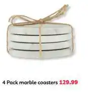 PEP 4 Pack Marble Coasters offer
