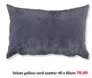 PEP Yellow Cord Scatter-40 x 60cm offer