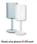 PEP Plastic Wine Glasses-Each offer