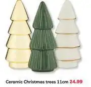 PEP Ceramic Christmas Trees 11cm offer
