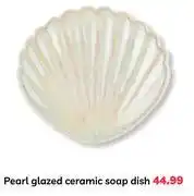 PEP Pearl Glazed Ceramic Soap Dish offer