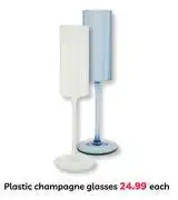 PEP Plastic Champagne Glasses-Each offer