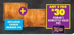 Shoprite PIEMAN'S HOMESTYLE VALUE PIES offer