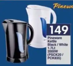 President Hyper Pineware Kettle Black/ White 2000W offer