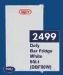 President Hyper Defy Bar Fridge White offer