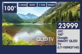 JVC 100" Google Smart QLED TV